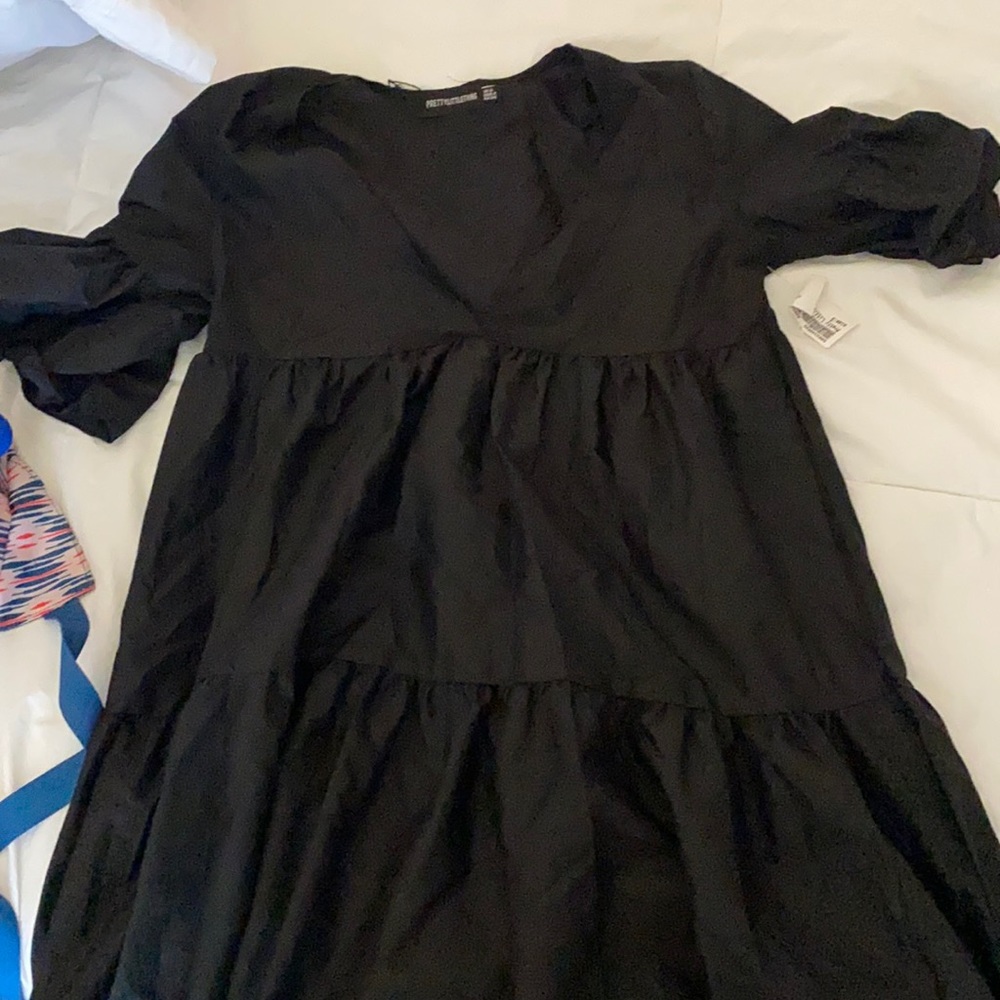 pretty little thing black dress